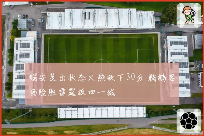 锡安复出状态火热砍下30分 鹈鹕客场险胜雷霆扳回一城